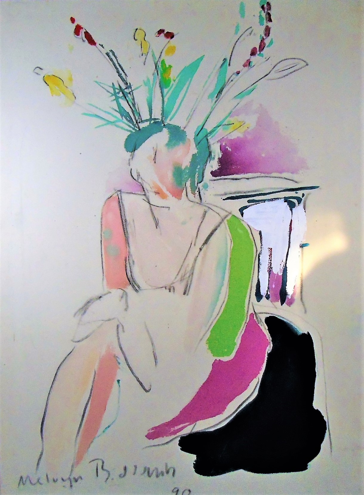 THE LADY AND THE VASE
