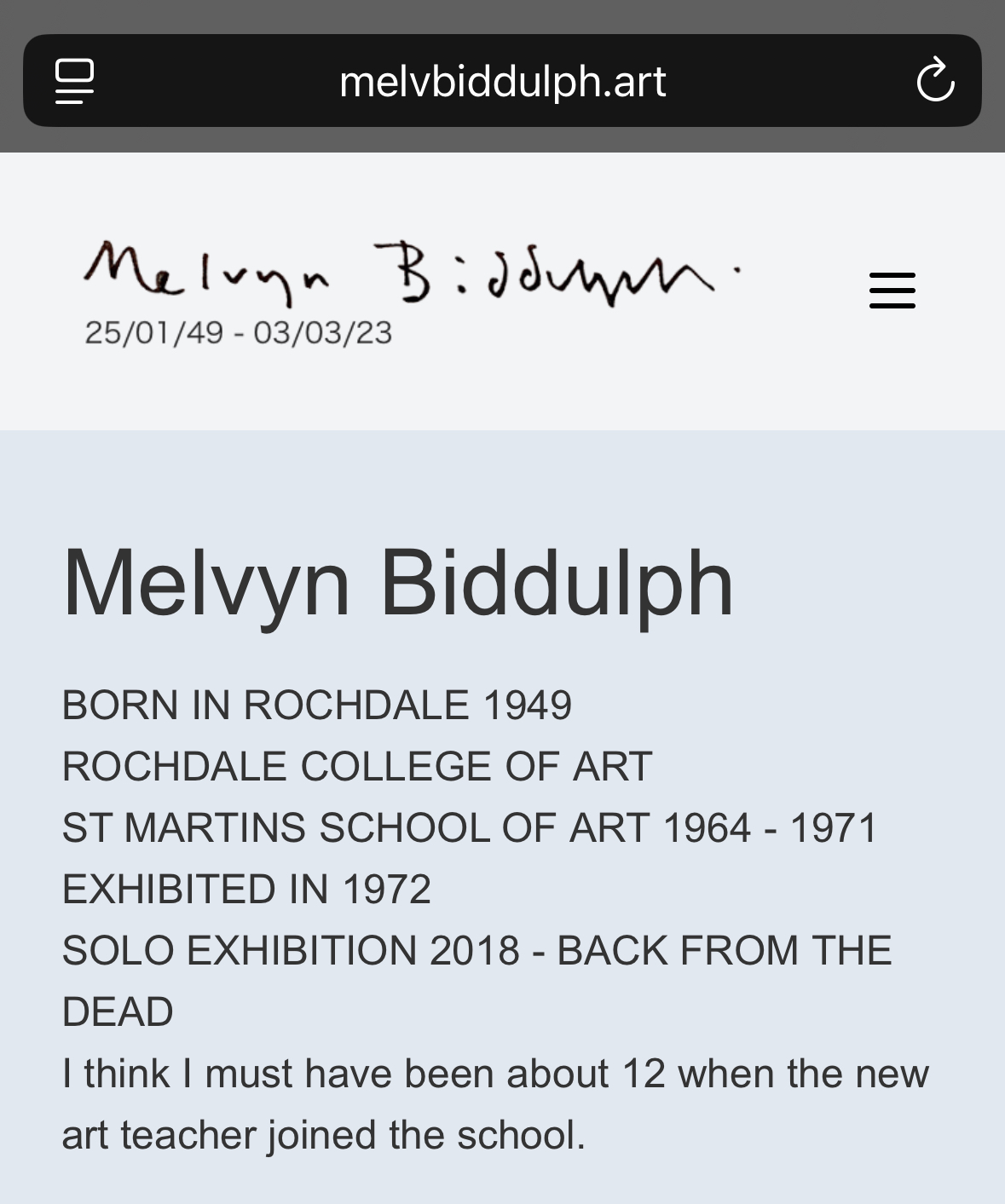 Melvyn Biddulph